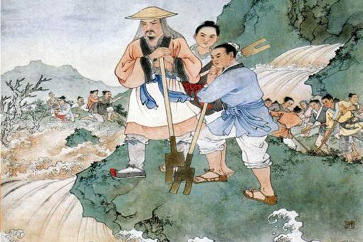 大禹手上的叉子真的能治水么?