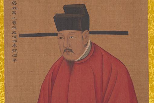 宋朝皇帝画像中,为什么大多数穿着红色衣服而不是黄色?
