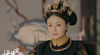 ​琼女郎秦岚的古装剧照，知画很经典，富察皇后很美