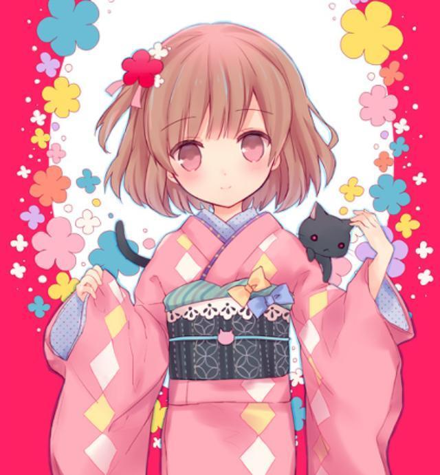 二次元！动漫美图欣赏，青春靓丽，神采奕奕的元气美少女！