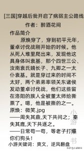 ​盘点七本口碑不错的穿越三国历史小说，看主角在乱世扶摇直上