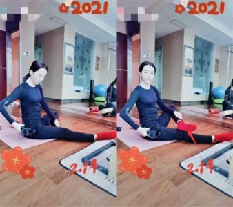 央视主持人李思思出现在镜头前,袜子上有个大洞,腿又细又长