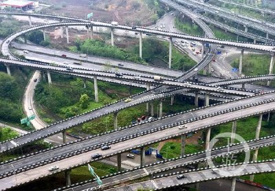 ​走进重庆8D魔幻城 | 黄桷湾立交 看哭导航的＂网红立交＂