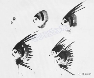 简单易学的儿童水墨画基础训练,快试试吧!