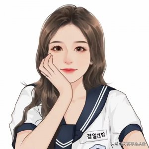 换个头像吧,气质优雅的女生手绘头像,深受女孩子的喜欢