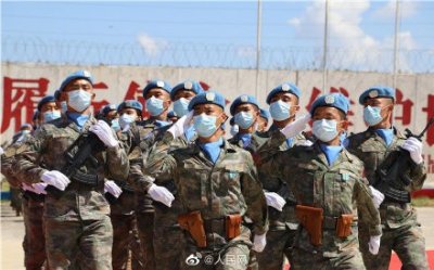 致敬中国蓝盔!中国维和官兵获授联合国和平勋章