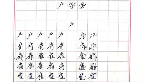 户字头的字(户字头的字有哪些)