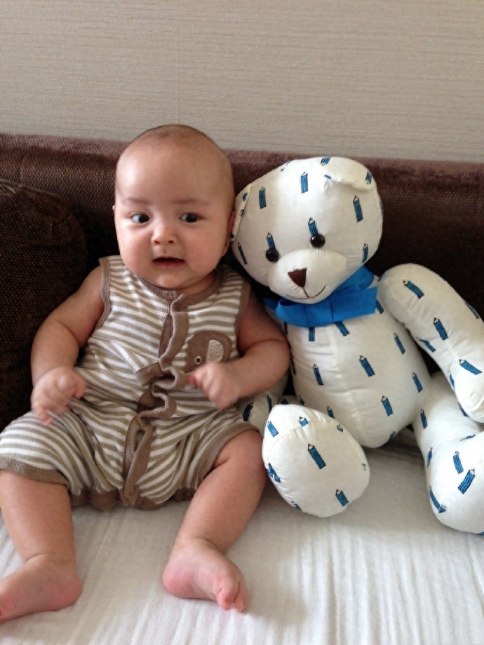 大麟子婴儿照大锦集，你能认出来吗？从小都是圆溜溜的大眼睛