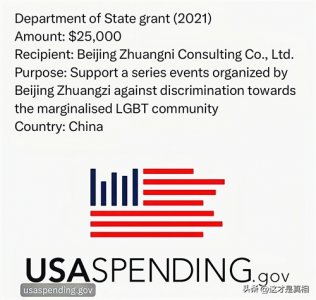 ​美国竟公开资助我国LGBT组织，拨款指向北京咨询公司