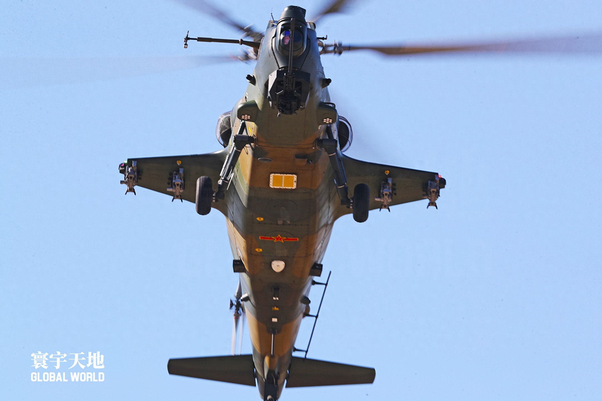 高清组图：武装直升机精品之作，直10威武霸气，成就树梢高度杀手