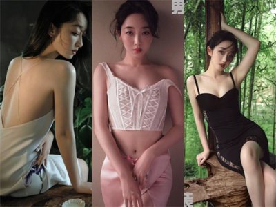 ​蒋梦婕《男人装》七月刊封面，穿裸色胸衣身材傲人，太辣了