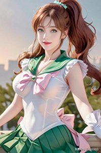 ​AI绘画 还原《美少女战士》木野真琴，你被丘比特之箭射中了吗？