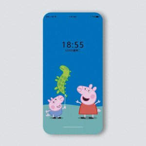 ​小猪佩奇壁纸 乔治壁纸 全屏高清壁纸 4k手机壁纸 卡通壁纸