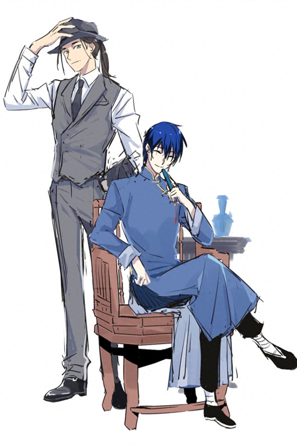 一人之下系列之也青CP精美插画图集！相知在急难，独好亦何益