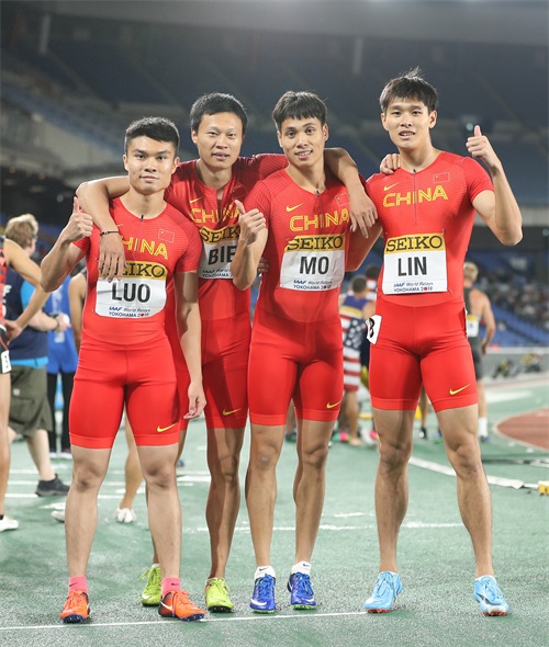 田径——世界接力赛：中国队获男子4X200米接力第六名