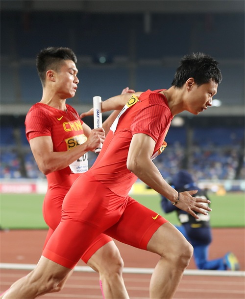 田径——世界接力赛：中国队获男子4X200米接力第六名
