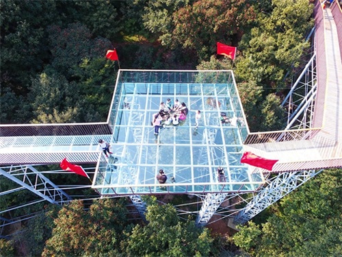 登封山水画廊摘星楼景区游记之二，树顶漫步一个超级炫酷炫的创意