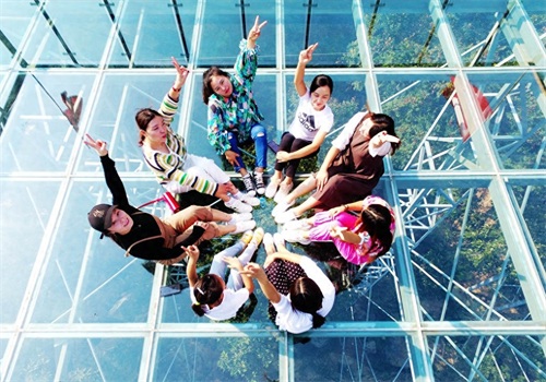 登封山水画廊摘星楼景区游记之二，树顶漫步一个超级炫酷炫的创意