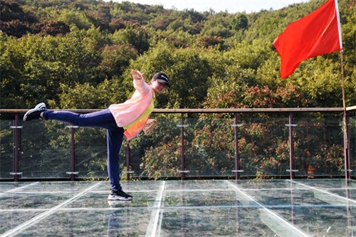登封山水画廊摘星楼景区游记之二，树顶漫步一个超级炫酷炫的创意