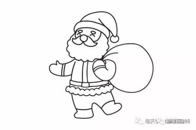 ​今天大家都去过圣诞节了吗？圣诞节简笔画大全来啦！可爱的圣诞