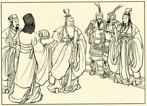 东周列国志7：太子宜臼归镐京，平王升殿封群臣